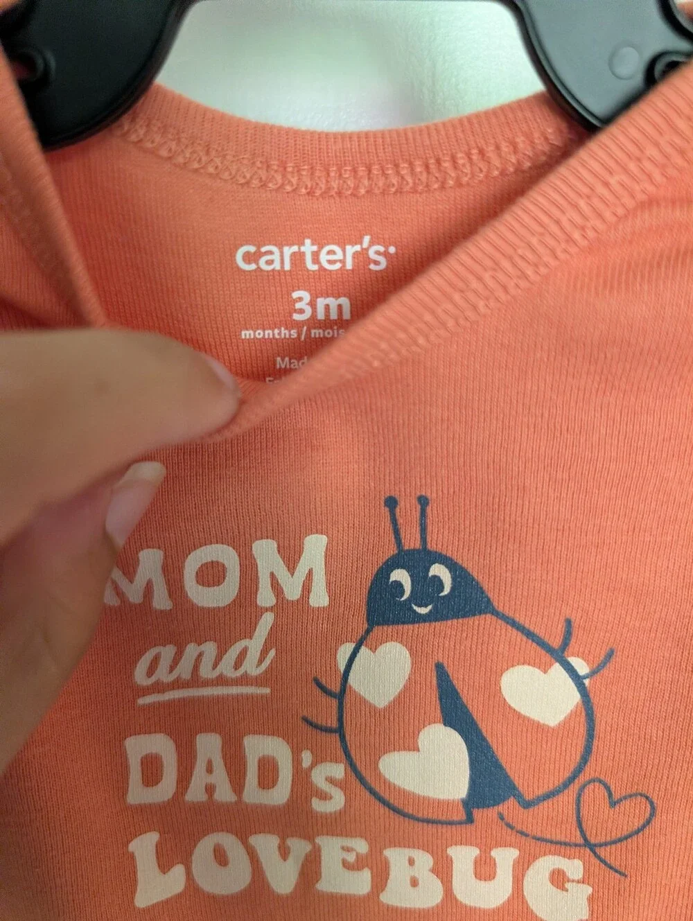 Carters snap closure